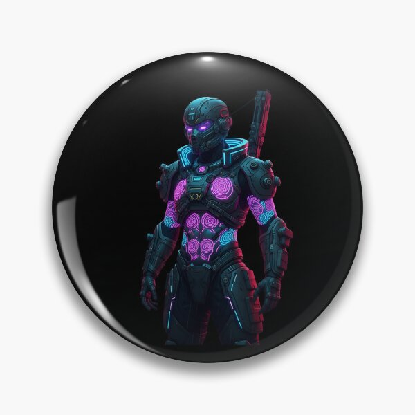 Item preview, "Neon Core: Sentinel of the Singularity" designed and sold by Priyanshu-kaii.