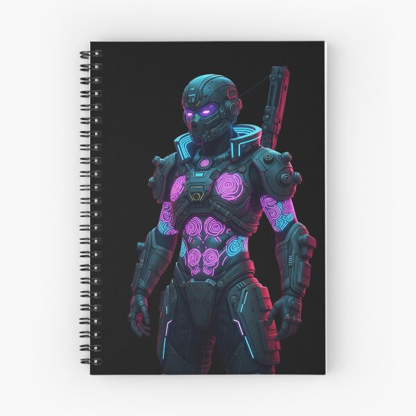 Item preview, "Neon Core: Sentinel of the Singularity" designed and sold by Priyanshu-kaii.