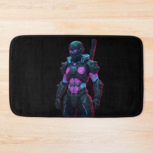 Item preview, "Neon Core: Sentinel of the Singularity" designed and sold by Priyanshu-kaii.