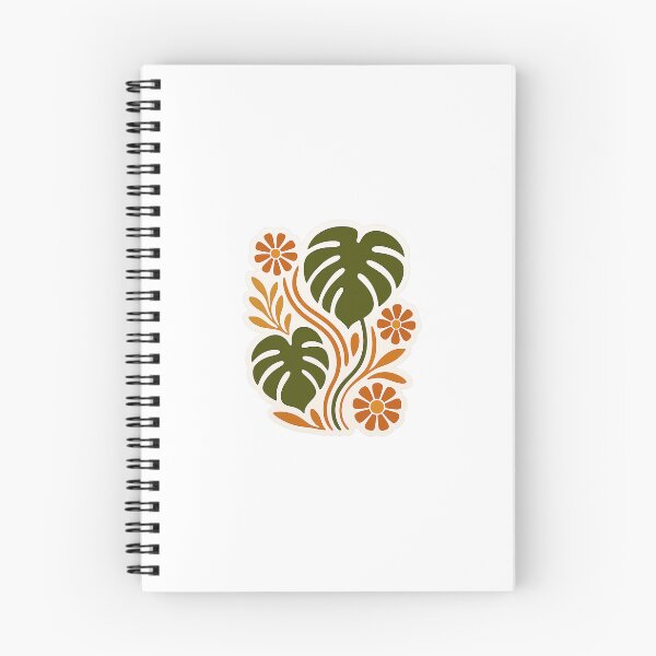 Item preview, Retro Monstera Flowers designed and sold by plantyofmel.