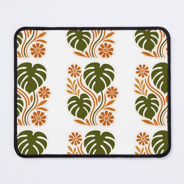 Item preview, Retro Monstera Flowers designed and sold by plantyofmel.