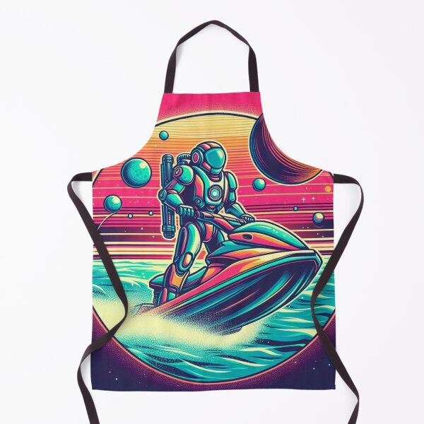 Item preview, a robot jet skiing in space designed and sold by Dogandesighn.
