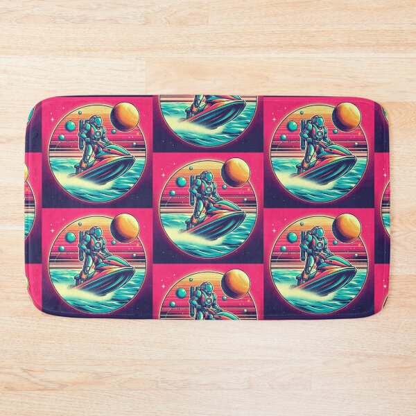 Item preview, a robot jet skiing in space designed and sold by Dogandesighn.