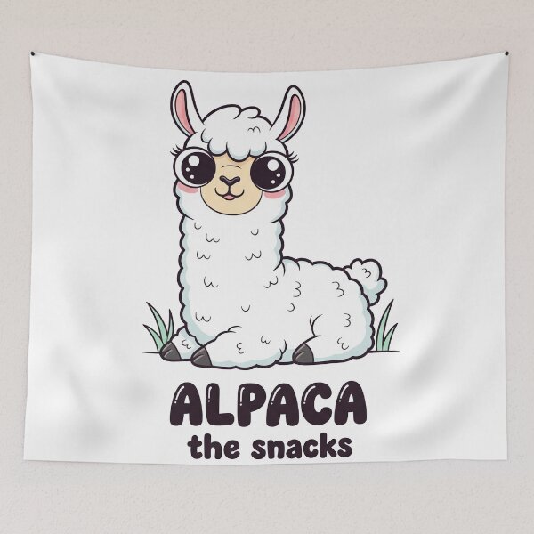 Item preview, Alpaca The Snacks Adorable Llama Illustration designed and sold by Owcomm.