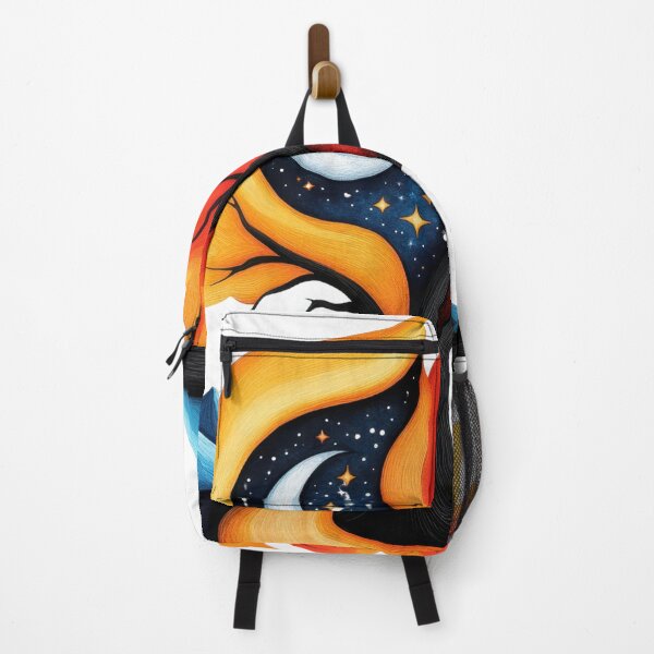 Item preview, The Cosmic Flame Tree – A Surreal Fusion of Fire, Nature, and the Night Sky designed and sold by ChenEngEng.