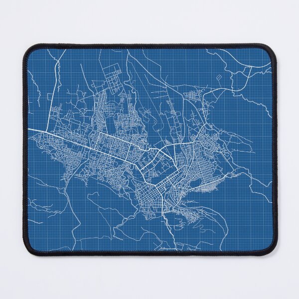 Item preview, Dire Dawa City Map of Ethiopia - Blueprint designed and sold by deMAP.