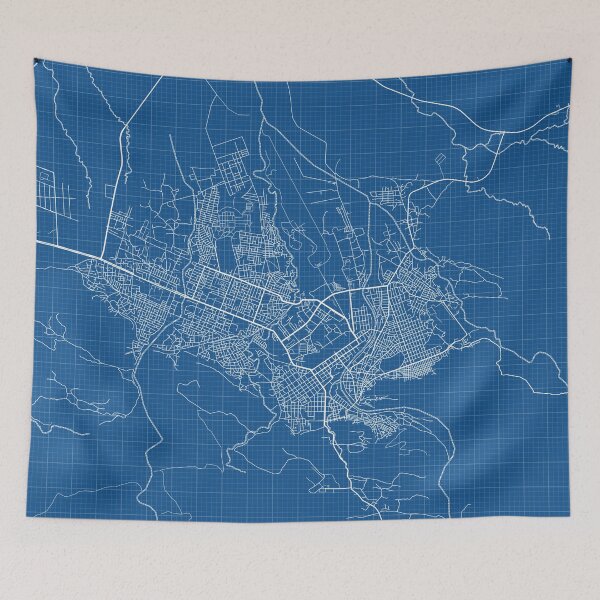 Item preview, Dire Dawa City Map of Ethiopia - Blueprint designed and sold by deMAP.