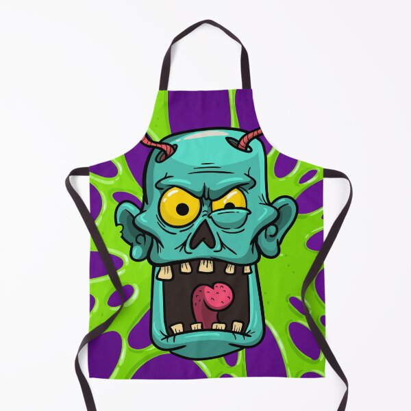 Item preview, Zombie with a tongue out on green slime designed and sold by Patsmerch.