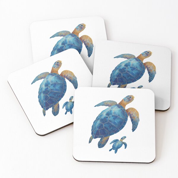 Item preview, Graceful Sea Turtle Ocean Art designed and sold by Blurbean.