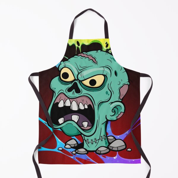 Item preview, Zombie on yellow, blue and purple slime designed and sold by Patsmerch.