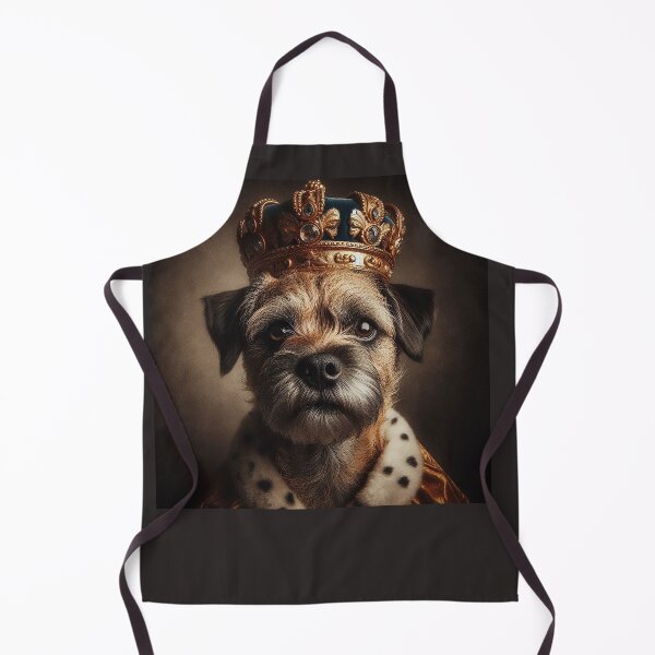 Item preview, Border Terrier in Baroque Renaissance Royal Costume – Regal Terrier Majesty, Royal Pet Portrait designed and sold by Deliberate Creations.