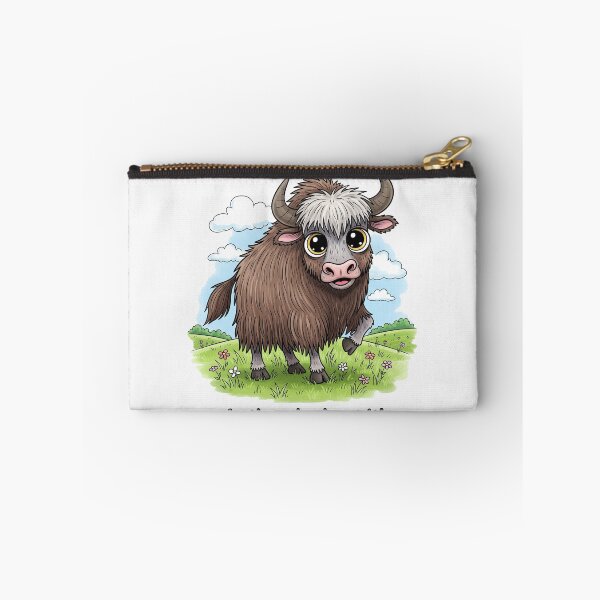 Item preview, Let's Yak About It Cute Yak Illustration designed and sold by Owcomm.