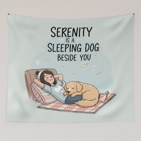 Item preview, Serenity is a Sleeping Dog Beside You designed and sold by Amir Faysal.