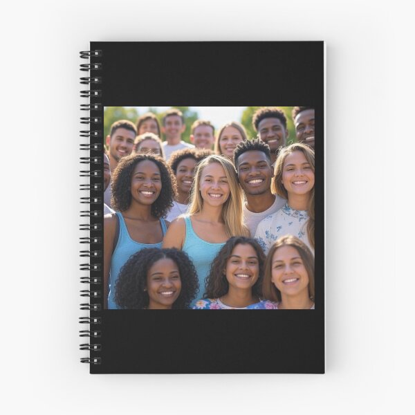 Item preview, Unity in Smiles - Diverse Group Portrait designed and sold by DesignsMjB.