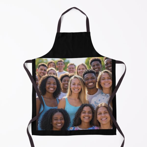 Item preview, Unity in Smiles - Diverse Group Portrait designed and sold by DesignsMjB.