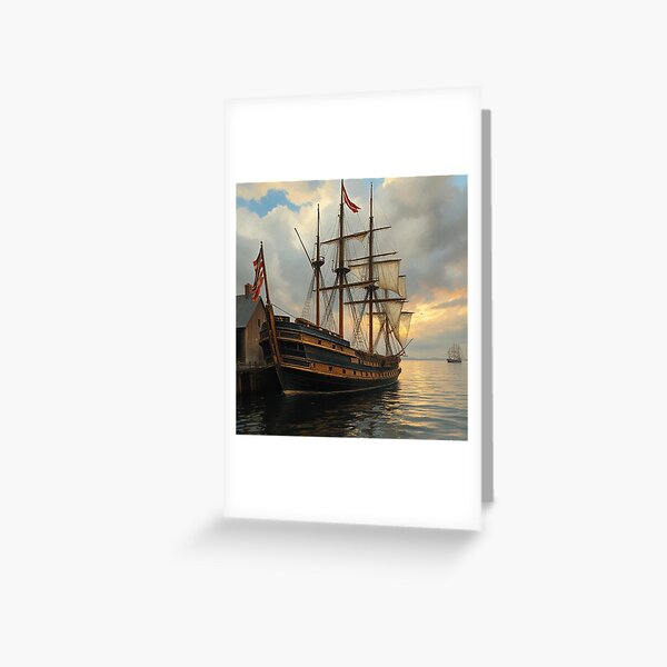 Item preview, Warship in the style of Renoir. designed and sold by oldMastersofart.