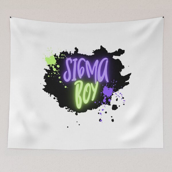 Item preview, Sigma boy meme paint splash designed and sold by Patsmerch.