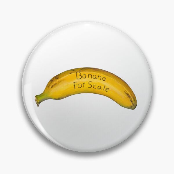 Item preview, Banana for scale designed and sold by Pocket Doodle Stickers.