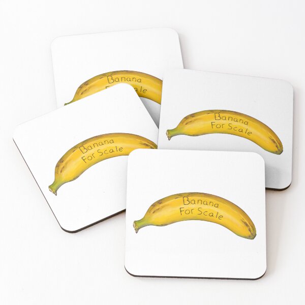 Item preview, Banana for scale designed and sold by Pocket Doodle Stickers.