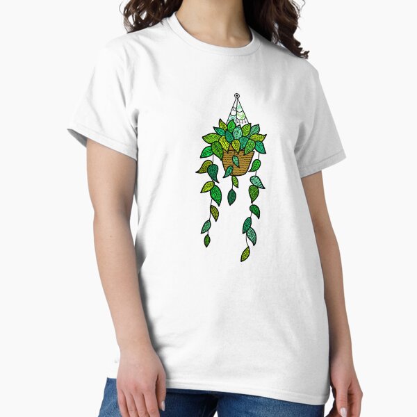 Item preview, Hanging plant nature zentangle sticker designed and sold by DesignPMG.