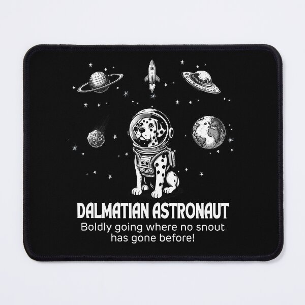 Item preview, Astronaut Dalmatian Funny Space designed and sold by doodIllustrate.