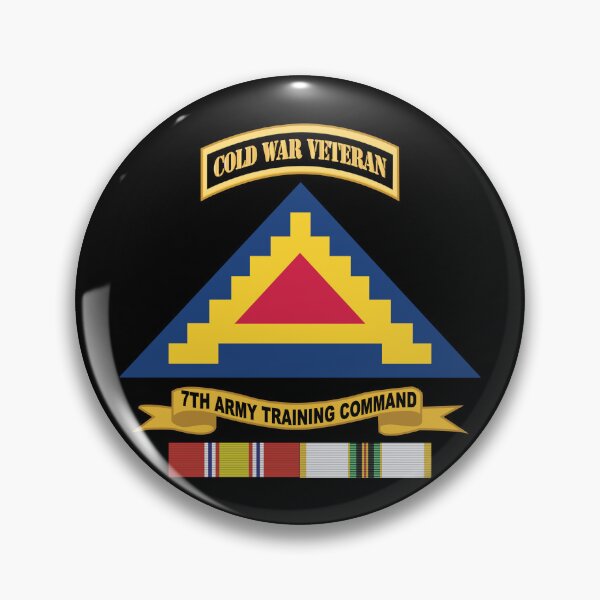 Item preview, Army - 7th Army Training Command w Br - Ribbon COLD WAR Vet Tab X 300 designed and sold by Military Insignia Products.