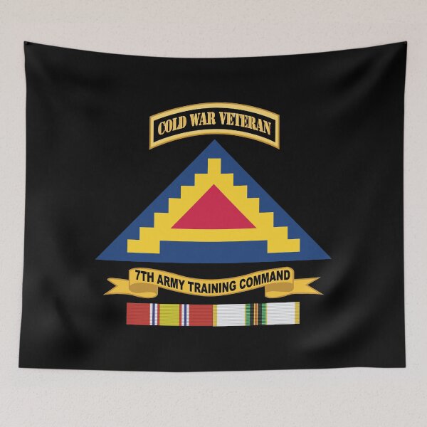 Item preview, Army - 7th Army Training Command w Br - Ribbon COLD WAR Vet Tab X 300 designed and sold by Military Insignia Products.