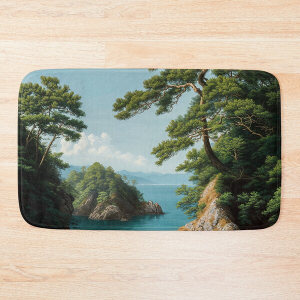 Item preview, Japandi Coastal Wall Art Botanical Japanese Forest Painting sage Green Summer Wabi Sabi Decor designed and sold by regnumsaturni.