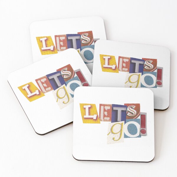 Item preview, Lets Go! Magazine Letters Quote designed and sold by RosesVisuals.
