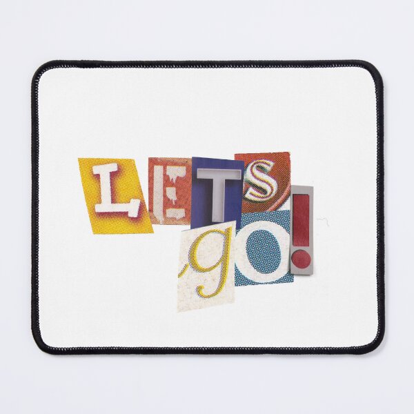 Item preview, Lets Go! Magazine Letters Quote designed and sold by RosesVisuals.