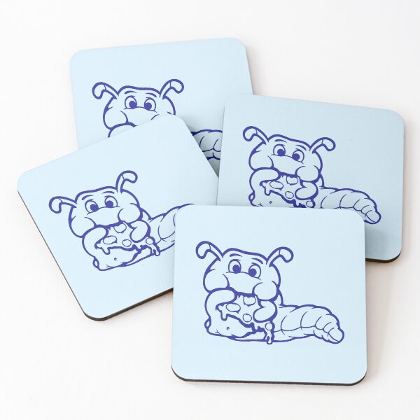 Item preview, Caterpillar Pizza Eating Fast Food Hungry Salami Cheese designed and sold by shirt-o-mat.
