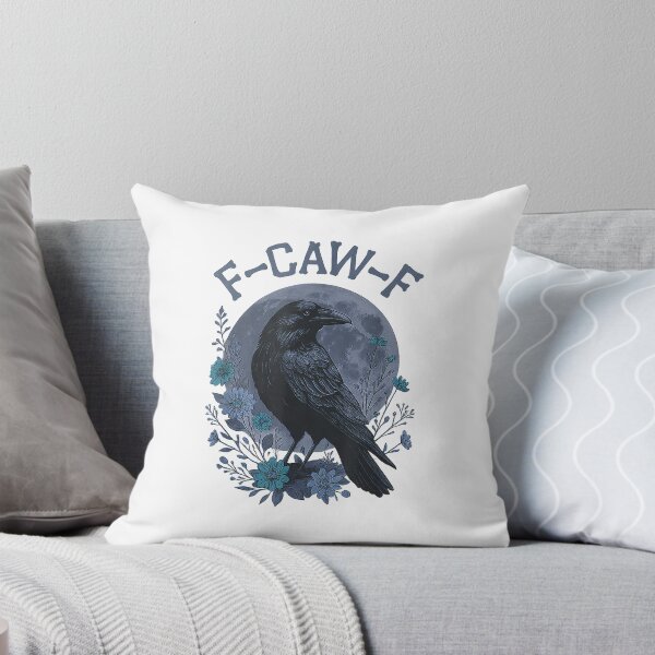 Item preview, Pájaro cuervo divertido F Caw F - F-Caw-F Cuervo designed and sold by ShanikaTutson.