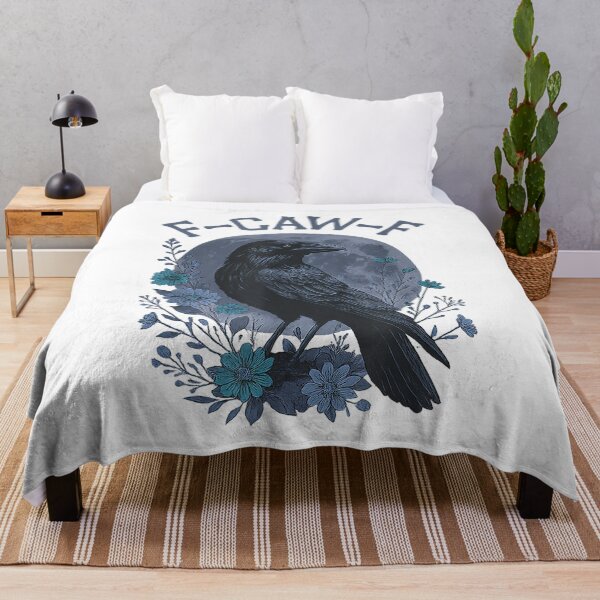 Item preview, Funny F Caw F Raven Bird - F-Caw-F Crow designed and sold by ShanikaTutson.