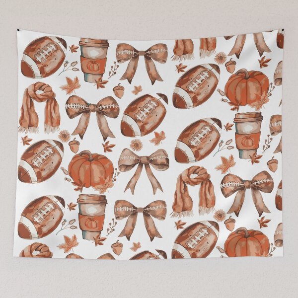 Item preview, Coquette Fall Vibes, Fall Football, Fall Coffee, Coquette Football, Coquette Bow, Autumn, Tis the Season designed and sold by DesignDenDo ⭐⭐⭐⭐⭐.