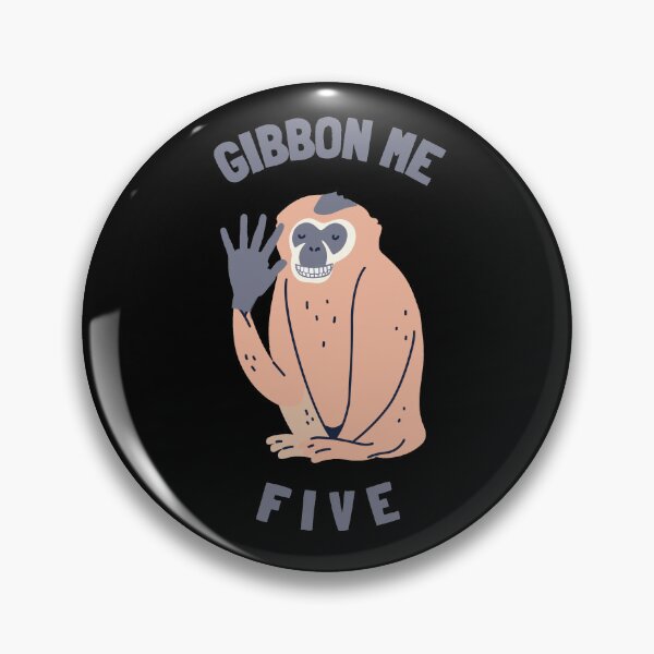 Item preview, Gibbon Me Five designed and sold by GasconyPassion.
