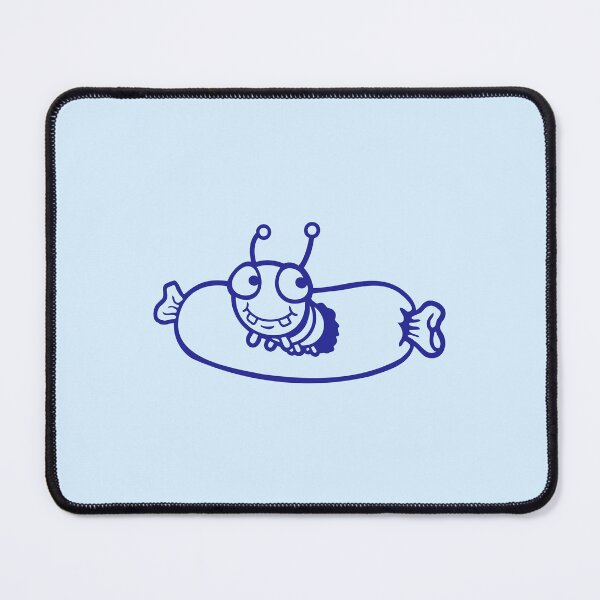 Item preview, Caterpillar Sausage Eating Fast Food Hungry Yummy BBQ designed and sold by shirt-o-mat.