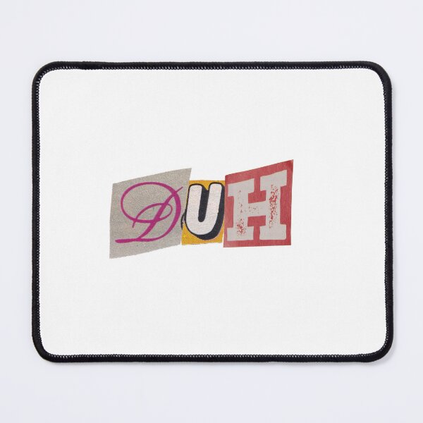 Item preview, Duh Magazine Letters Quote designed and sold by RosesVisuals.