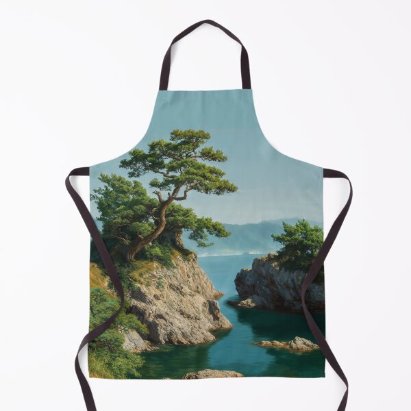 Item preview, Japanese Botanical Wall Art sage green Coastal Forest Painting Summer Japandi Art Wabi Sabi Poster designed and sold by regnumsaturni.