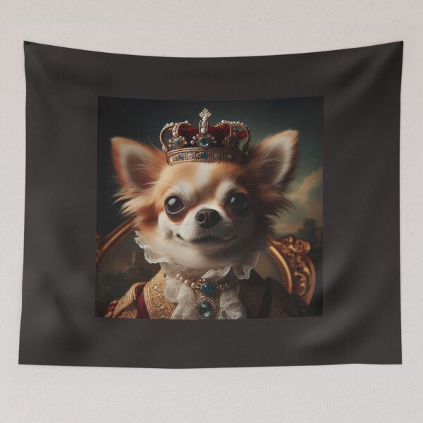Item preview, Chihuahua in Baroque Renaissance Royal Costume – Noble Pup Portrait, Royal Pet Portrait designed and sold by Deliberate Creations.