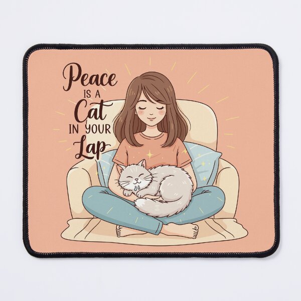 Item preview, Peace is a Cat in Your Lap designed and sold by Amir Faysal.