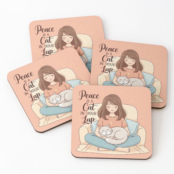 Item preview, Peace is a Cat in Your Lap designed and sold by Amir Faysal.
