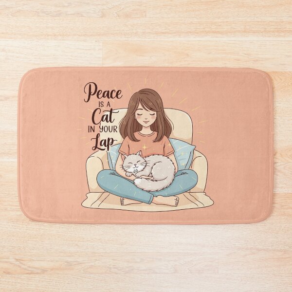 Item preview, Peace is a Cat in Your Lap designed and sold by Amir Faysal.