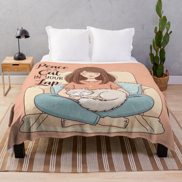 Item preview, Peace is a Cat in Your Lap designed and sold by Amir Faysal.