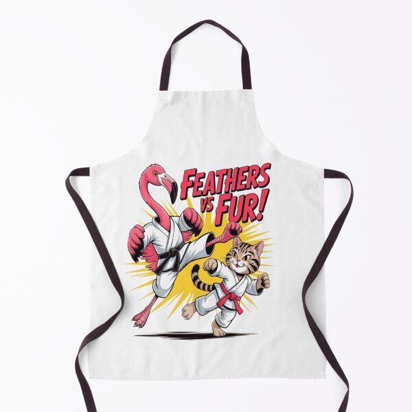 Item preview, Flamingo vs Cat – Funny Karate Cartoon Fight designed and sold by Petpixy.