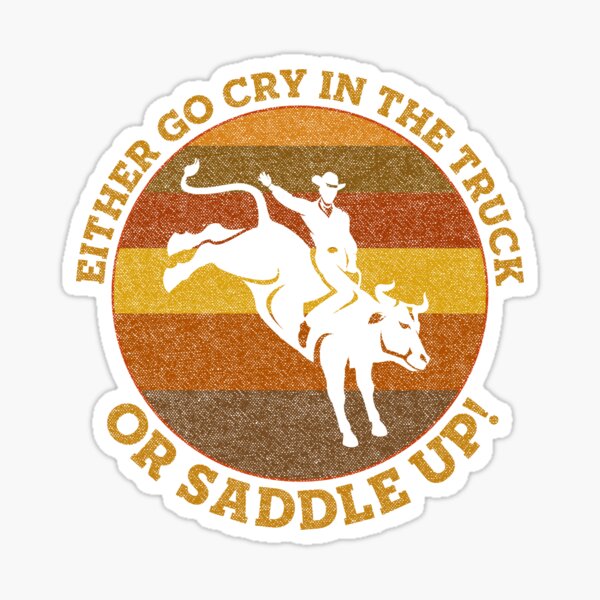 Cowboy Rodeo Bull Rider Rodeo Gifts Sticker