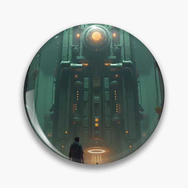 Item preview, Futuristic Industrial Gateway designed and sold by stableImaginarium.