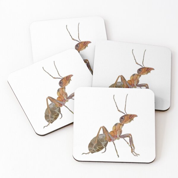 Item preview, Wood ant watercolour hand painted museum art designed and sold by Bmoony.