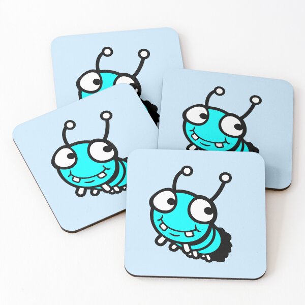 Item preview, Caterpillar Happy Cute Little Hole Eating Cartoon Funny designed and sold by shirt-o-mat.