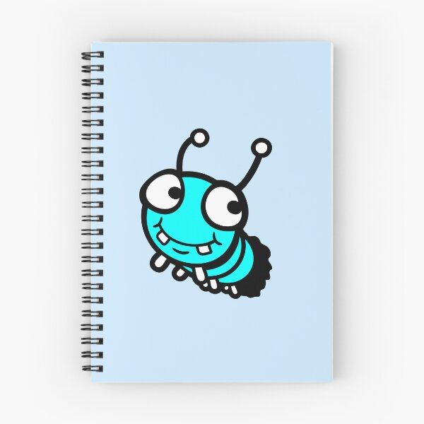 Item preview, Caterpillar Happy Cute Little Hole Eating Cartoon Funny designed and sold by shirt-o-mat.