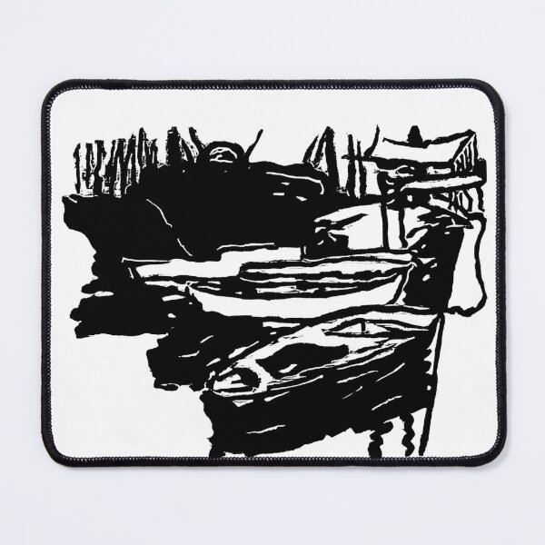 Item preview, Fishing Vessels in Harbour 4 designed and sold by nathansonart.